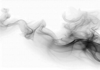 smoke in a pure white background, PNG, fondo transparente