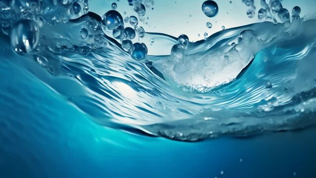 close-up of water splash