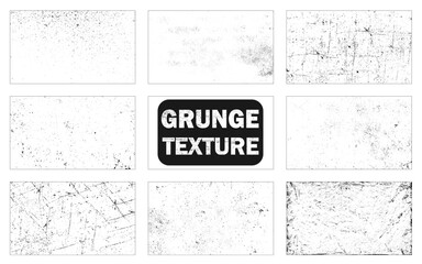 Collection of grunge textures. Set of 8 grunge background. Vector illustration
