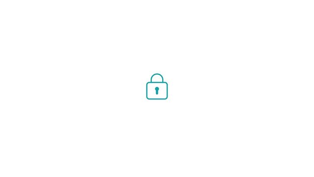 Privacy, security, trust and reliability animation icon