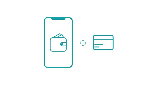 Smart wallet payment animation 