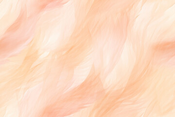 Subtle peach fuzz watercolor strokes forming an abstract seamless pattern - obrazy, fototapety, plakaty