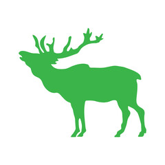 Deer Silhouette Illustration