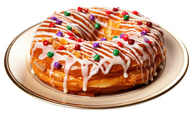 King Cake On Transparent Background