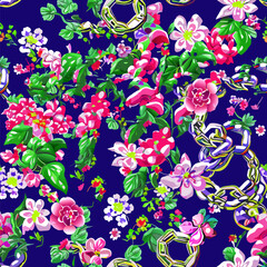 pattern with flowers