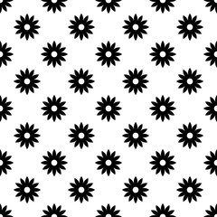seamless pattern vector flower geometric pattern design for background or wallpaper