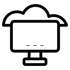 cloud data icon
