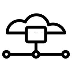cloud data icon