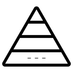 pyramid chart icon
