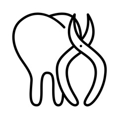 Teeth and dental pliers. Equipment for caring for dental and oral health