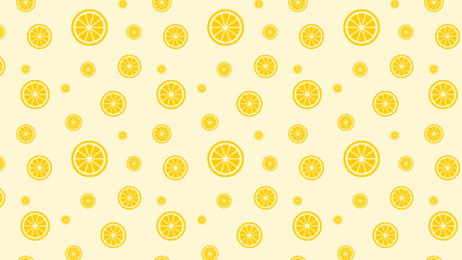 An orange slice pattern background