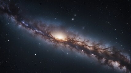 close up view of milky way galaxy with stars

