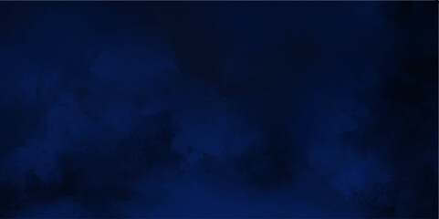 Blue smoke in dark background.Texture and desktop picture. blue texture with colorful smoke, decorative and blurry and grunge blue paper texture, Colorful blue textures for making flyer and poster. © Kainat 