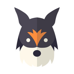 Abstract vector animal icon on white background