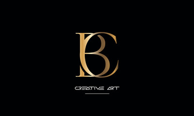 CB, BC, C, B abstract letters logo monogram