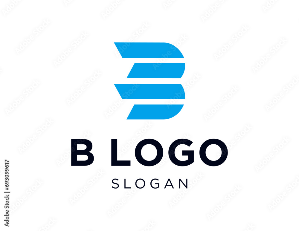Poster the logo design is about b logo design and was created using the corel draw 2018 application with a 