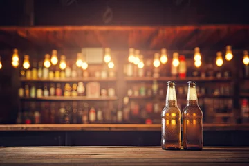 Muurstickers beer in the bar © RDO