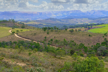 Fototapeta na wymiar Serra da Canastra landscape, Serra da Canastra, Minas Gerais state, Brazil