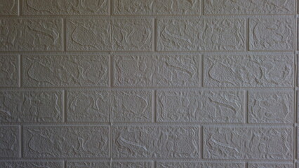 beautiful white brick wall