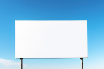 Obraz premium Billboard on the background of the city. Mock-up