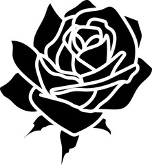 Flat Valentine Rose.