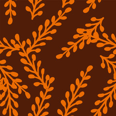 Stylish seamless leaf pattern with a modern twist.