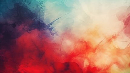 Watercolor abstract background - obrazy, fototapety, plakaty