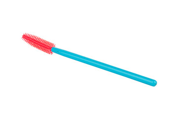 Silicone eyelash extension brush isolated from background