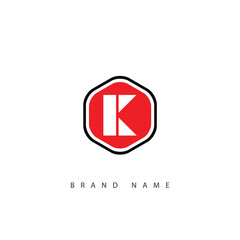 Letter K logo icon design template elements