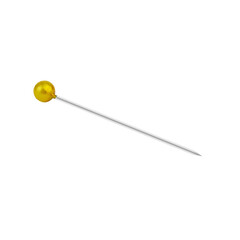 long pin isolated from background