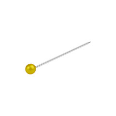 long pin isolated from background
