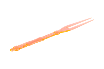 skewer for appetizer, plastic skewer for canapes isolated from background