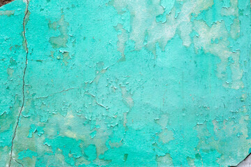 Old wall fragment texture, cracked paint layers