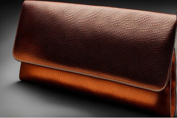 A close-up of a textured clutch, highlighting its unique tactile qualities.
