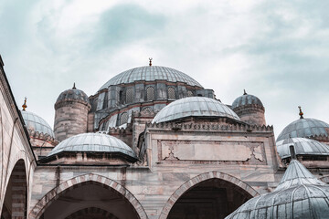 Fototapeta na wymiar The Sehzade Mosque in Istanbul, Turkiye