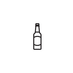 Fototapeta premium Original vector illustration. Beer bottle icon.