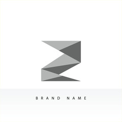 Fototapeta premium Z letter logo design, Z logo design with lines concept