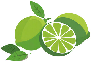 lime with leaves