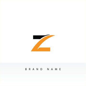 Z letter logo design, Z logo design with lines concept