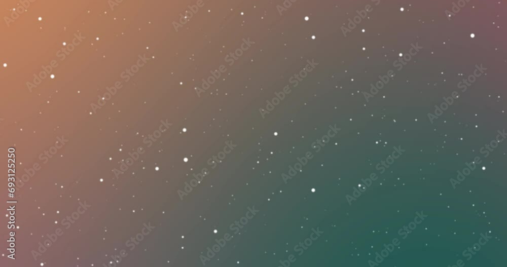 Aufkleber futuristic shining particle stars dust. movement flickering loop in space on black background. visco