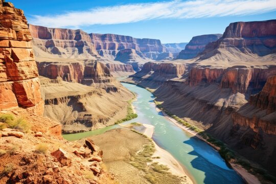 Exploring The Vastness: The Grand Canyons Desert State Unveils A Majestic River Journey To The Sea