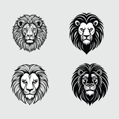 lion head set