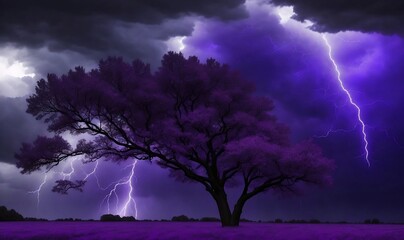 lightning in the storm