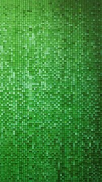 green abstract pixel mosaic, for instagram story, background