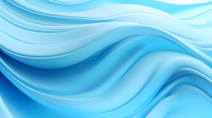 Abstract Light Blue Fluid Wave Background for Modern Presentations