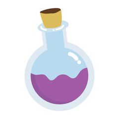 Isolated witch potion icon Vector