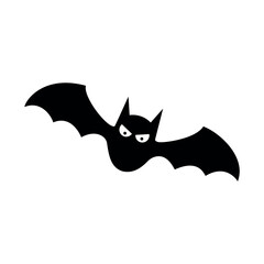 Silhouette of a bat Vector