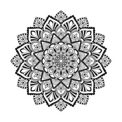 Mandala mindfulness coloring book page for kdp book interior