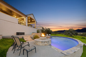 a home patio