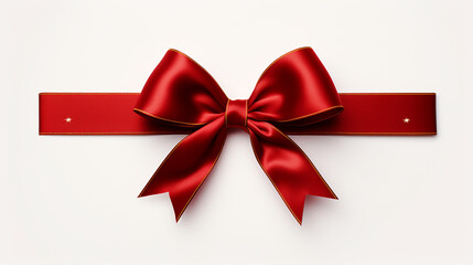 Fototapeta premium Red ribbon template 